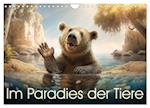 Im Paradies der Tiere (Wandkalender 2024 DIN A4 quer)