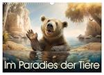 Im Paradies der Tiere (Wandkalender 2024 DIN A3 quer)