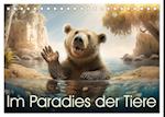 Im Paradies der Tiere (Tischkalender 2024 DIN A5 quer)