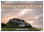 Festungsperspektiven - Elbsandstein (Wandkalender 2024 DIN A2 quer)