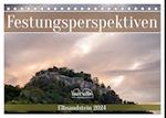 Festungsperspektiven - Elbsandstein (Tischkalender 2024 DIN A5 quer), CALVENDO Monatskalender