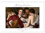 KlangFarben - Musik im Bild (Wandkalender 2024 DIN A4 quer), CALVENDO Monatskalender
