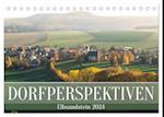 Dorfperspektiven - Elbsandstein (Tischkalender 2024 DIN A5 quer)