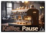 Kaffee Pause (Wandkalender 2024 DIN A4 quer), CALVENDO Monatskalender