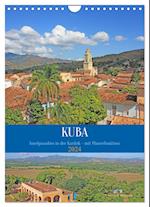 Kuba - Inselparadies in der Karibik (Wandkalender 2024 DIN A4 hoch), CALVENDO Monatskalender