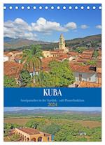Kuba - Inselparadies in der Karibik (Tischkalender 2024 DIN A5 hoch), CALVENDO Monatskalender