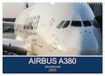 Airbus A380 Superjumbo 2024 (Wandkalender 2024 DIN A3 quer), CALVENDO Monatskalender
