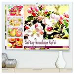 Saftig-knackige Äpfel und köstliche Süßspeisen (hochwertiger Premium Wandkalender 2024 DIN A2 quer), Kunstdruck in Hochglanz