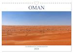 Oman - Zauberhafte Landschaften (Wandkalender 2024 DIN A4 quer), CALVENDO Monatskalender