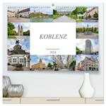 Koblenz Stadtansichten (hochwertiger Premium Wandkalender 2024 DIN A2 quer), Kunstdruck in Hochglanz