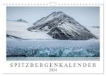 Spitzbergenkalender (Wandkalender 2024 DIN A4 quer), CALVENDO Monatskalender