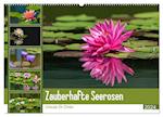 Zauberhafte Seerosen (Wandkalender 2024 DIN A2 quer), CALVENDO Monatskalender