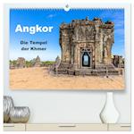 Angkor - Die Tempel der Khmer (hochwertiger Premium Wandkalender 2024 DIN A2 quer), Kunstdruck in Hochglanz