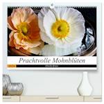 Prachtvolle Mohnblüten (hochwertiger Premium Wandkalender 2024 DIN A2 quer), Kunstdruck in Hochglanz