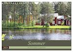 Sommer in Schwedens Lappland (Wandkalender 2024 DIN A4 quer), CALVENDO Monatskalender
