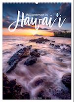 Willkommen in Hawai'i (Wandkalender 2024 DIN A2 hoch), CALVENDO Monatskalender