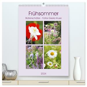 Frühsommer Blütenschätze (hochwertiger Premium Wandkalender 2024 DIN A2 hoch), Kunstdruck in Hochglanz