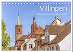 Villingen - historische und moderne Zähringerstadt (Tischkalender 2024 DIN A5 quer), CALVENDO Monatskalender