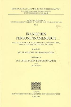 Iranisches Personennamenbuch Band 3 Neuiranische Personennamen Faszikel 3