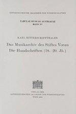 Das Musikarchiv Des Stiftes Vorau. Die Handschriften (18.-20.Jh.)