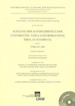 Katalog Der Handschriften Der Universitats- Und Landesbibliothek Tirol in Innsbruck