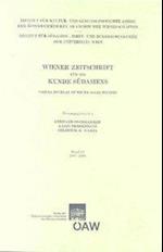 Wiener Zeitschrift Fur Die Kunde Sudasiens Band 51/2007-2008 / Vienna Journal of South-Asian Studies Vol.51/2007-2008