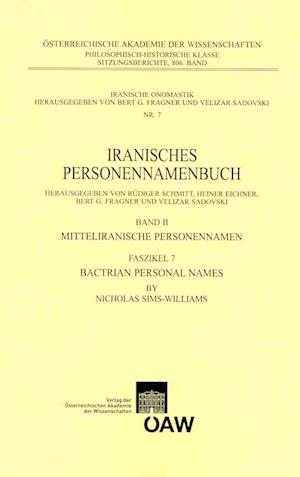 Bactrian Personal Names