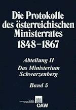 Die Protokolle Des Osterreichischen Ministerrates 1848-1867. Abteilung II