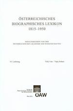 Osterreichisches Biographisches Lexikon 1815-1950 65. Lieferung