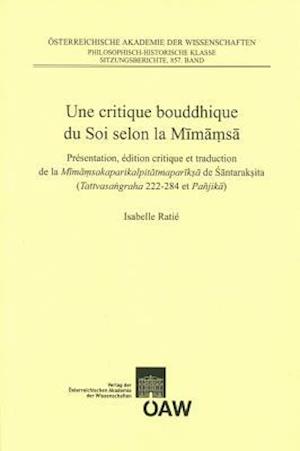 Une Critique Bouddhique Du Soi Selon La Mimamsa