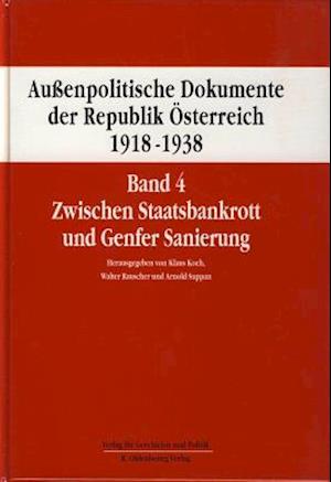 Aussenpolitische Dokumente Der Republik Osterreich 1918 - 1938 Band 4