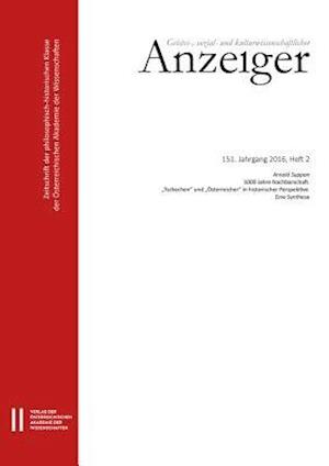 Geistes-, Sozial-Und Kulturwissenschaftlicher Anzeiger 151. Jahrgang 2016, Heft 2