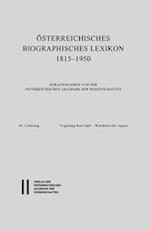 Osterreichisches Biographisches Lexikon 1815-1950, 69. Lieferung