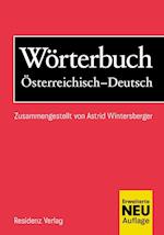 Wörterbuch Österreichisch-Deutsch