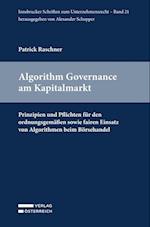 Algorithm Governance am Kapitalmarkt