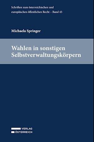 Wahlen in sonstigen Selbstverwaltungskörpern