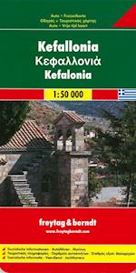 Kefallonia/Cephalonia, Freytag & Berndt Autokarte 1:50 000