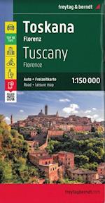 Tuscany & Florence, Freytag & Berndt Auto & Freizeitkarte 1:150 000