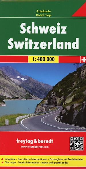 Schweiz - Switzerland, Freytag & Berndt Road Map