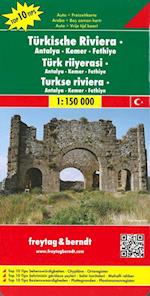 Türkische Riviera - Antalya - Kemer - Fethiye, Freytag & Berndt Autokarte 1:15