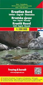 Kroatien Nord - Istrien - Zagreb - Slawonien, Freytag & Berndt Autokarte 1: