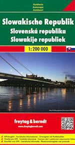 Slovak Republic, Freytag & Berndt Road Map