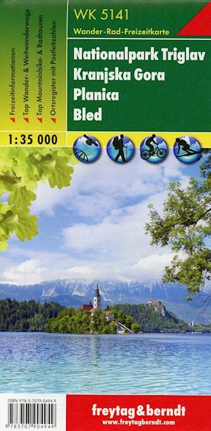 National Park Triglav - Kranjska Gora - Planica - Bled Hiking + Leisure Map 1:35 000