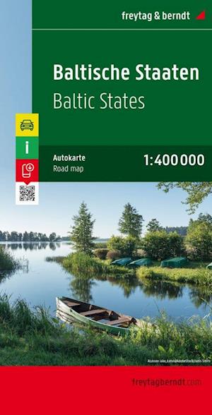 Baltic States - Estonia, Latvia & Lithuania Road Map