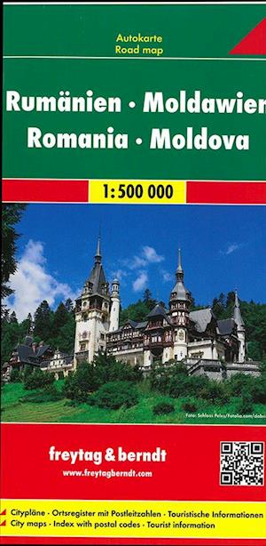 Romania Moldova, Freytag & Berndt Road Map