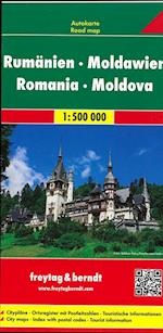 Romania Moldova, Freytag & Berndt Road Map