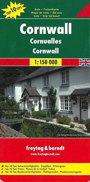 Cornwall, Freytag & Berndt Auto + Freizeitkarte 1:150.000