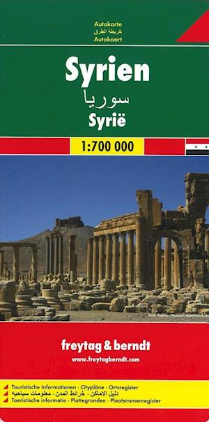 Syria, Freytag & Berndt Road Map  1:700.000