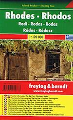 Rhodos, Freytag & Berndt Pocket map 1:120.000