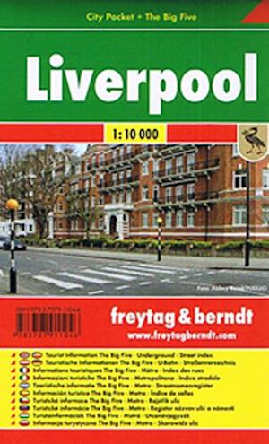 Liverpool, Freytag & Berndt Pocket Map 1:10.000